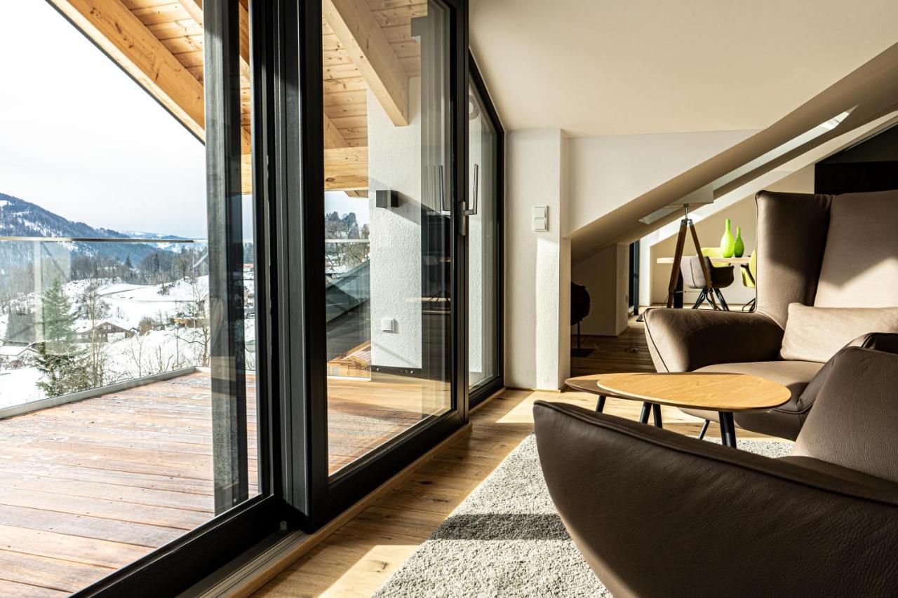 Alpenloft Ausblick Apartment โอเบอร์สเทาเฟิน ภายนอก รูปภาพ